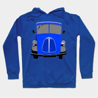 Morris J-type 1950s classic van blue Hoodie